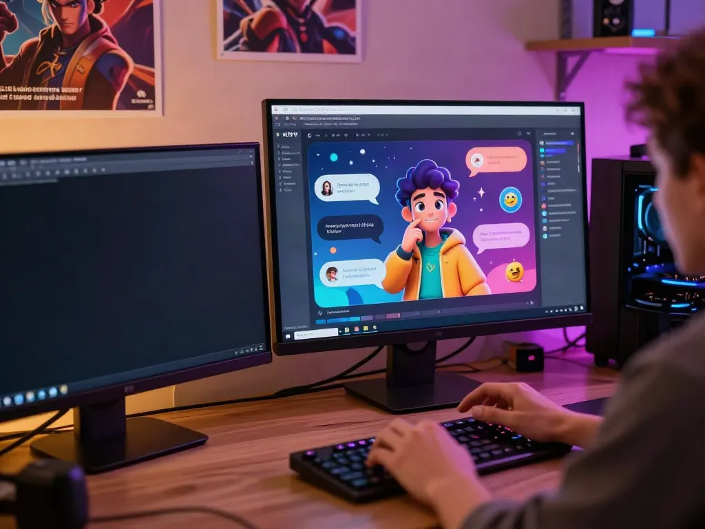 Engaging character AI NSFW interaction on a sleek digital interface, showcasing lifelike avatars and vibrant design.